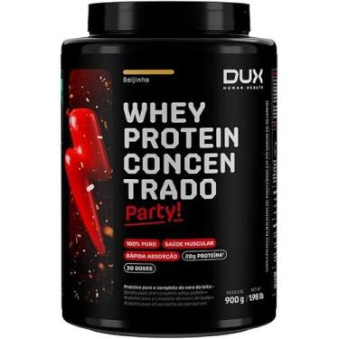 Imagem de Whey Protein 100% Concentrado Pote de 900g PARTY! Sabor Beijinho-Dux Human Health-Dux Nutrition