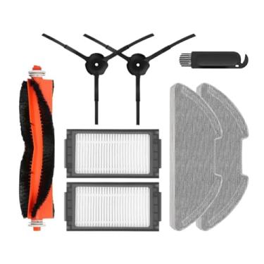 Imagem de Main/Side Brush Hepa Filter Mop Cloths Main Brush Cover Compatible With XiaoMi Mijia Robot Vacuum-Mop Pro / 2 Pro / MJSTS1 Spare Parts(Lavender)