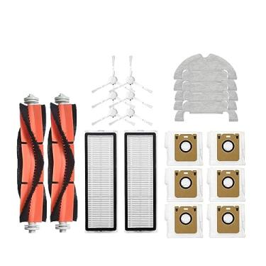 Imagem de Compatible With Accessories Dreame Bot D10 Plus RLS3D Robot Vacuum Cleaner Hepa Filter Mop Main Side Brush Dust Bag Replacement Parts(Pink)