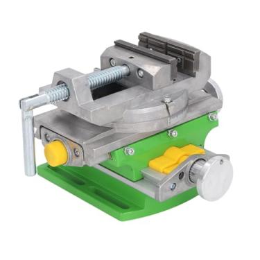 Imagem de Hilitand Mini Multifuncional Cruz Slide Furadeira Torno Xy Composto Torno Bancada Bancada 80mm X Curso 67mm y Curso 0-90 ° Rotação