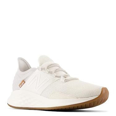Imagem de New Balance Tênis feminino Fresh Foam Roav V1, Papel Branco/Goma, 7 Wide