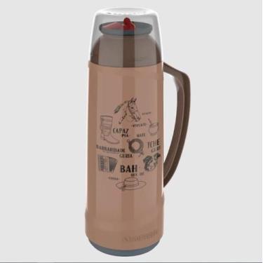 Imagem de Garrafa Térmica Cristal Fendi 1L Soprano Cinza 27294