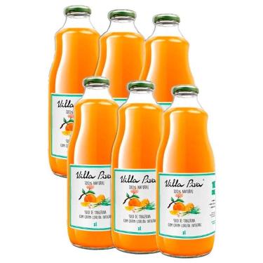Imagem de Kit 6X: Suco Tangerina Capim Cidreira Sem Açúcar Villa Piva
