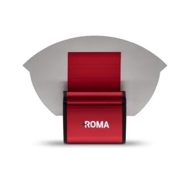 Imagem de Desempenadeira Berox Inox Pro Roma Aço Inox Lâmina Substituível e Cabo Ergonômico para Massa Corrida (16cm)