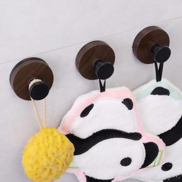 Imagem de 1 gancho criativo com ventosa para cozinha, quarto, multifuncional, sem perfuração, 5,5 x 5,5 cm