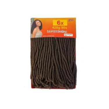 Imagem de Cabelo Cacheado Nina Softex Pacotão 428gr 6 Em 1 - Zhang Hair, CASTANH