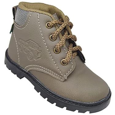 Imagem de Bota Botinha Infantil Gibizinho Masculina Baby Coturno Rato Tamanho:21;Gênero:Unissex;Cor:Cinza