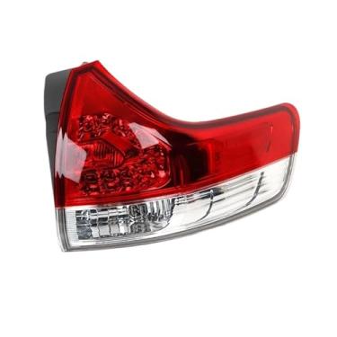 Imagem de CCar Tail Light compatível com Toyota Sienna 2011 2012 2013 2014 Freio traseiro Reverse Stop Lamp 8155008030 8156008030 8158008010 8159008010(Right Outer)