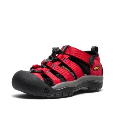 Imagem de Sandália infantil Newport H2 da Keen, Ribbon Red/Gargoyle, 7 Big Kid