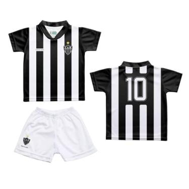 Imagem de Conjunto Uniforme Bebê Atlético Mg Oficial - Torcida Baby