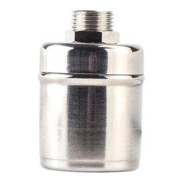 Imagem de Fenteer Válvula de bóia para água, válvula automática de controle de nível de água, à prova de vazamentos, substituição fácil, aço inoxidável para cozinha.