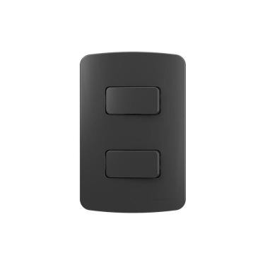 Imagem de Interruptor Simples Duplo Margirius B3 Colors 10A+ Placa 4X2