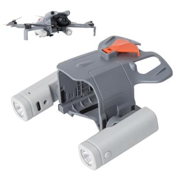 Imagem de SZZCNOX Luz LED auxiliar de voo noturno para acessórios DJI Mini 5 Pro, holofote de drone, luz de navegação de voo noturno, farol de emergência para DJI MINI 5 PRO com suporte de montagem fixa