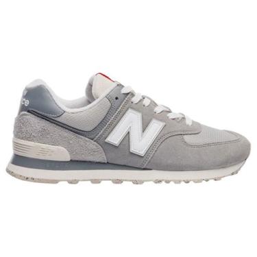 Imagem de Tênis New Balance 574 V2 Masculino Original, 41, Cinza claro, Masculin