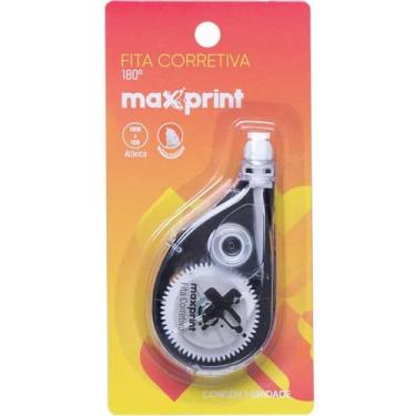 Imagem de Corretivo Em Fita Preto 5Mmx10M 180 Graus Blister - 104911