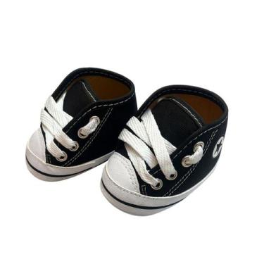 Imagem de Tênis Sapatinho Star Bebê Recém Nascido Cano Alto Menina Menino - XUKI