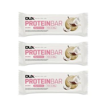 Imagem de Kit 3 barra de proteina com 20g beijinho dux 60g super saborosa