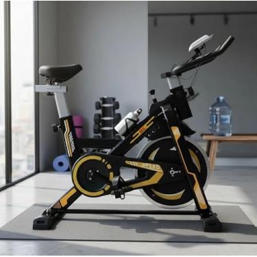 Imagem de Bicicleta Spinning com roda de inércia de 8kg MK FIT, bicicletas spinning, bike spinning, bicicleta ergométrica, Bicicleta Ergométrica Silenciosa