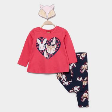 Imagem de Conjunto Longo Infantil Kyly Estampado Menina-Feminino