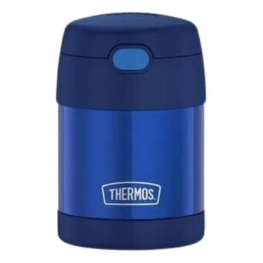 Imagem de Pote Térmico Infantil Funtainer Azul Marinho Thermos 290ml