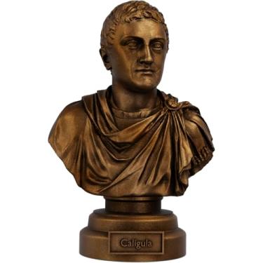 Imagem de Estátua Busto Calígula - Imperador Romano (Cobre Antigo)