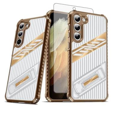 Imagem de Asuwish Capa de celular para Samsung Galaxy S23 5G com protetor de tela de vidro temperado e suporte resistente à prova de choque acessórios de suporte rígido S 23 23S GS23 G5 SM-S911U 6,1 polegadas