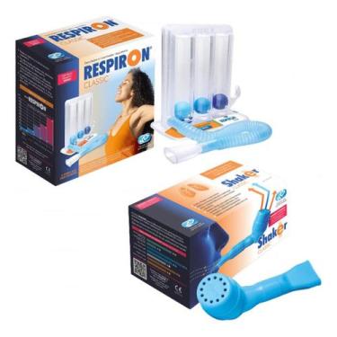 Imagem de Kit Shaker Ncs + Respiron Classic Fisioterapia Pulmonar - NCS do Brasi