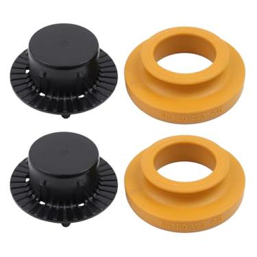 Imagem de DriveFix Isolador de mola helicoidal de suspensão traseira superior e inferior para Jeep Cherokee 2014-2023, Chrysler 200 2015-2017