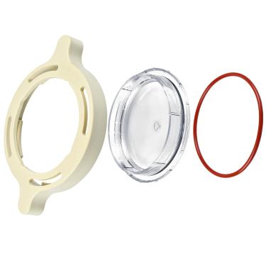 Imagem de Braçadeira de came 350090 com tampa 350091 e braçadeira de anel de bloqueio de rampa, serve para bombas Pentair Superflo Inground e Sta-Rite SuperMax Pool and Spa, substituição para peça de anel de