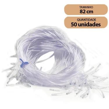 Imagem de Cordão Para Crachá Acp Silicone Transparente Ref 802 C/50