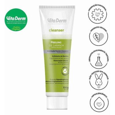 Imagem de Cleanser Peeling de Laranja 100gr - Vita Derm - Esfoliante Facial e Co