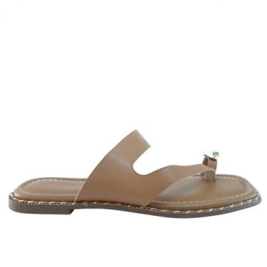 Imagem de Rasteirinha Beira Rio 8506209, Marrom, 37