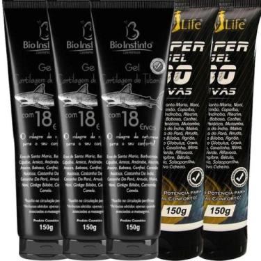Imagem de Kit 3 Gel Cartilagem De Tubarão 150G + 2 Super Gel 30 Ervas - Bio Inst