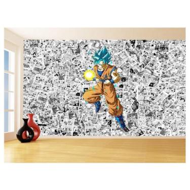 Imagem de Papel De Parede Dragon Ball Goku Página Manga 3,5M Dbz537 - Você Decor