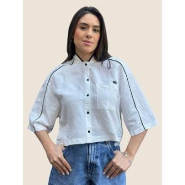 Imagem de Camisa Feminina Alfaiataria Em Linho Colcci-Feminino
