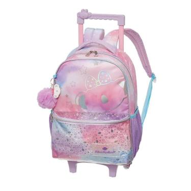 Imagem de Mochila de Rodinhas Lilica Ripilica Com Alças Lumina Lilás