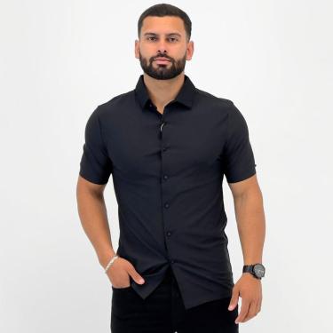 Imagem de Camisa Sea Surf com Botão Manga Curta Masculina-Masculino
