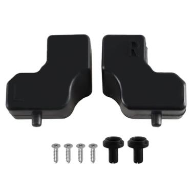 Imagem de EVRBUL Bucha de borracha superior da porta traseira atualizada LH & RH Buchas de almofada de borracha superior da porta traseira compatíveis com Ford F-250 F-350 F-450 F-550 Substituição: HC3Z