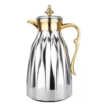 Imagem de Garrafa Térmica Luxuosa Para Cafe Cha Luxo De Mesa 700ML