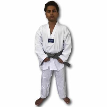 Imagem de Dobok Kimono Taekwondo Brim Leve - Branco - Infantil - Torah-Masculino