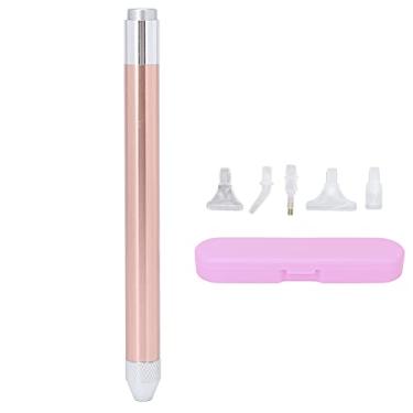 Imagem de Conjunto de canetas de perfuração de pintura CUOFYUNL Ferramentas de pintura de diamante com caixa de armazenamento de luz para arte de unhas, artesanato de pintura DIY
