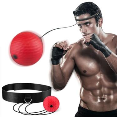 Imagem de Equipamento de Reflexo Boxe Saco Soco Treinamento Reação e Agilidade Foco Coordenação Visual