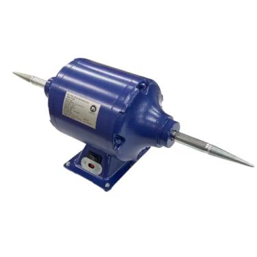 Imagem de Maquina Politriz Bancada Polimento Joias Esmeril Cor Azul