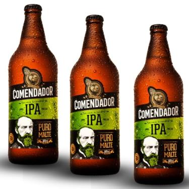 Imagem de Cerveja Comendador IPA 600ml - 3 unidades