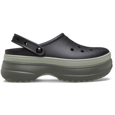 Imagem de Sandália Crocs Stacked Clog Black-Feminino