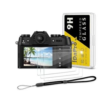 Imagem de iDaPro Protetor de tela para Fujifilm X-T50 Fuji XT50 + cordão de mão [3 + 1 unidade] vidro temperado