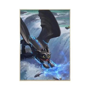 Imagem de Como Treinar O Seu Dragão: Pintura Diamante Desenho De Parede Memória 