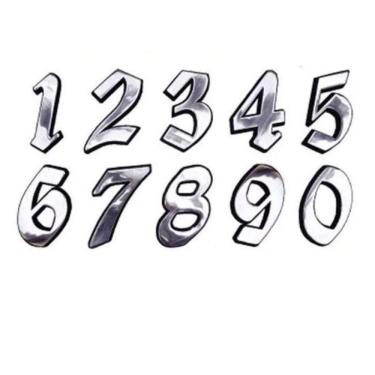 Imagem de Número Residencial Alumínio Polido C.navarro 11cm Número N°7