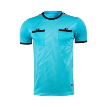 Imagem de Uniformes De Árbitro De Futebol Masculino 2025 Camisas De Futebol Calç
