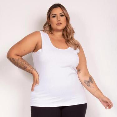 Imagem de Regata de Algodão Feminina - Pavin, Branco, G